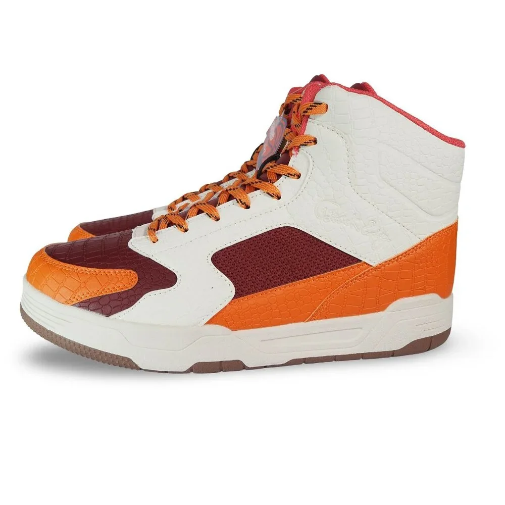 Patrick Ewing Rebound High Top Basketball Shoes‎ Men 10 Orange Brown 1RMBE09-907